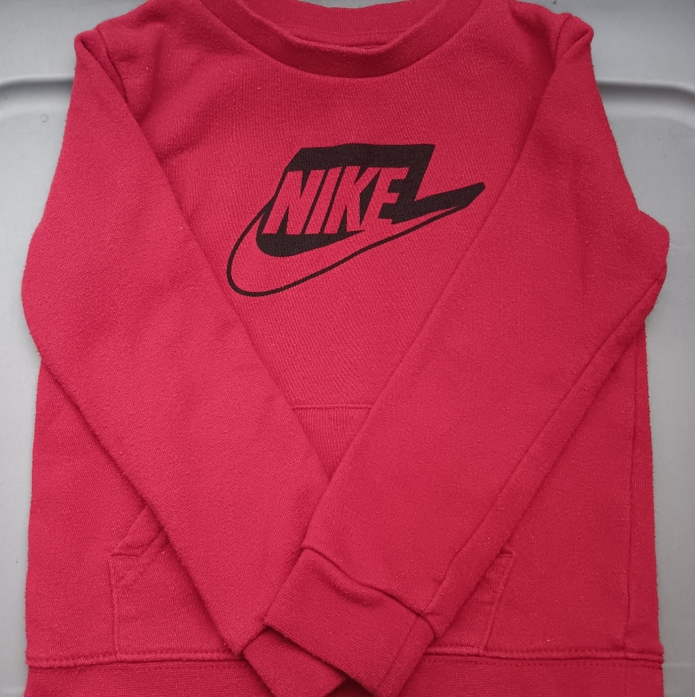 Nike Toddler/Kids Crewneck Sweatshirt | 3T | Red | Long Sleeve